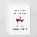 Search for funny wine birthday cards Typography