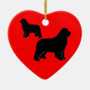 Search for dog silhouette ornaments Red
