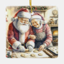 Search for santa and mrs claus ornaments Vintage