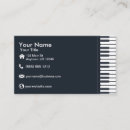 Recherche de affaires de professeur de piano cartes visite Professionnel