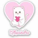 Search for cat name stickers Sweet