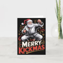 Search for karate christmas cards Black belt