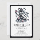 Search for gothic bride invitations Skeleton