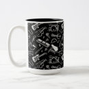 Recherche de instrument tasses Noir et blanc