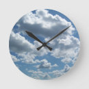 Recherche de murale de nuage horloges Bleu