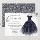 Search for vintage quinceanera invitations Black