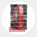 Search for red phone box stickers Vintage