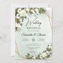 Search for olive green gold wedding invitations Neutral spring nature garden