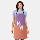 Search for monogram aprons Pastel