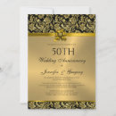 Search for black gold damask wedding invitations Floral