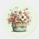 Search for flower pot stickers Potted flowers