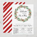 Search for christmas engagement party invitations Wreath