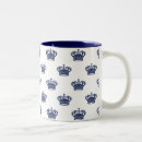 Search for blue crowned mugs Pattern