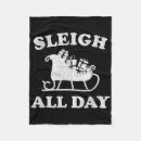 Search for funny christmas blankets Santa