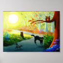 Search for cartoon owl posters Black cat