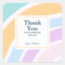 Recherche de couleurs douces autocollants Minimaliste simple