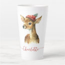 Recherche de renne mignon tasses De noël personnalisée