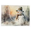 Search for snow gift bags watercolor