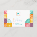 Search for arts and crafts business cards Colourful