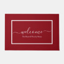 Search for burgundy doormats Calligraphy script