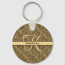 Search for gold black leopard keychains Modern