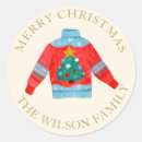 Search for cute ugly stickers Santa