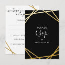 Search for black lines invitations Gold