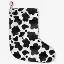 Recherche de vaches chaussette de noël Motif de vache