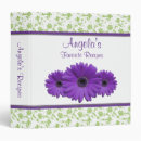 Search for gerbera daisy binders Purple