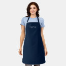 Search for plain blue aprons Kitchen