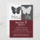 Search for his and hers party invitations Groom