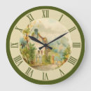 Search for country cottage clocks Floral