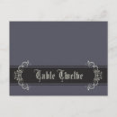 Recherche de noir et gris cartes postales Élégant