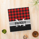 Search for red plaid binders Monogrammed