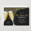 Search for champagne new years eve party invitations Celebration
