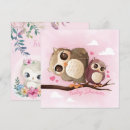 Search for owl invitations Pastel