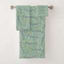 Search for green leaves bath towels Stylish