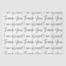 Search for thank you tissue paper Black and white