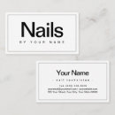 Search for nail technician business cards Manicure