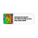 Search for peace return address labels Groovy