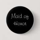 Search for maid of honour buttons White