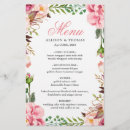 Search for floral border menus Dinner