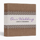 Search for lace wedding albums Burlap