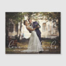 Search for magnet wedding thank you cards Love and thanks
