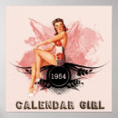Search for retro calendars Girl