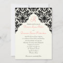 Recherche de noir et ivoire invitations Monogramme
