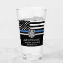 Search for badge beer glasses Police officer