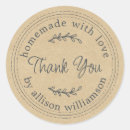 Search for kraft thank you stickers From the kitchen