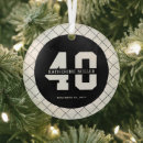 Search for 40th birthday ornaments Elegant