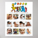 Search for sesame street birthday signs Photo collage